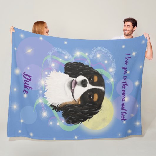 3色のカバリエカスタムデザイン フリースブランケット (インサイチュ)