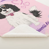 3色のキャバリアカスタムデザイン シェルパブランケット (3/4)