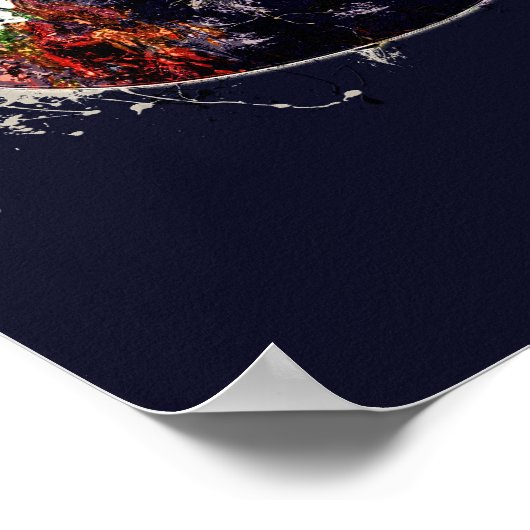 3色のギター ポスター (角)