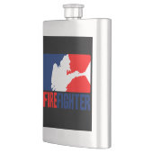 3色のファイヤーファイターヘッドライナー フラスク (左)