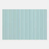 3色の選択ピン配ストライプの列ラップ ラッピングペーパーシート (正面2)