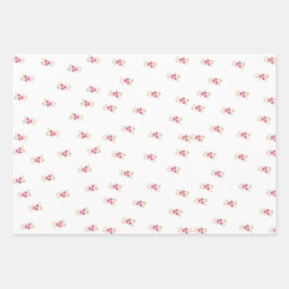 3色アネモンスラッピング紙シートセット ラッピングペーパーシート