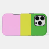 3色アートの絵 iPhoneケース (裏面横)