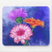 3色ガーベラスマウスパッド マウスパッド (正面)
