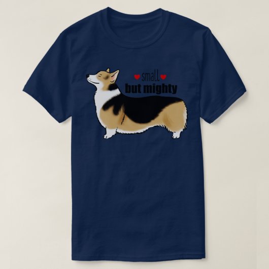 3色コルギ小さいながらも強い Tシャツ (デザイン正面)
