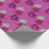 3色バラパターン折り返し紙 ラッピングペーパー (角)