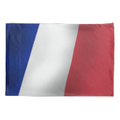 3色フランスの旗（青い白い赤） 枕カバー (裏面)