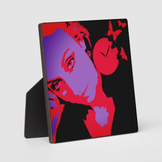 3色ポルタイト卓上プレートとイーゼル フォトプラーク (正面)