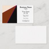 3色三角形汎用Adaptable 名刺 (正面/裏面)