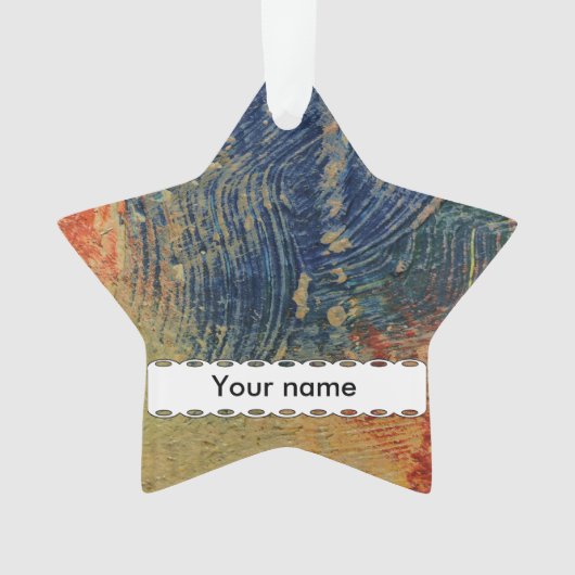 3色絵を描 オーナメント (正面)