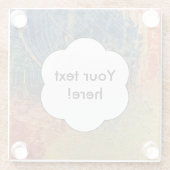 3色絵を描 ガラスコースター (裏面)