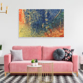 3色絵を描 キャンバスプリント (インサイチュ (リビング))