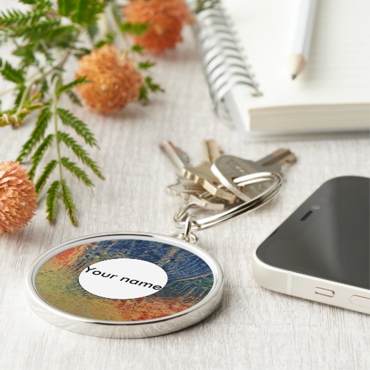 3色絵を描 キーホルダー (側面)