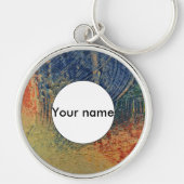 3色絵を描 キーホルダー (正面)