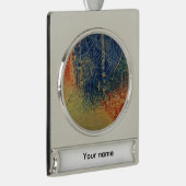 3色絵を描 シルバープレートバナーオーナメント (右)