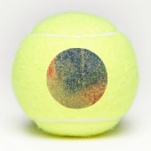 3色絵を描 テニスボール (正面)