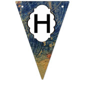 3色絵を描 バンティングフラッグ (第2の旗)