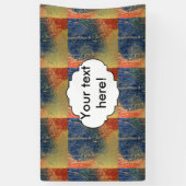 3色絵を描 横断幕 (縦)