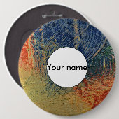 3色絵を描 缶バッジ (正面&裏面)