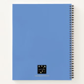 3色/ワイド・ル空白のールの二重組成物 ノートブック (裏面)