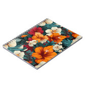 #3花柄 ノートブック (左側)