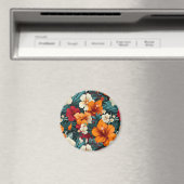 #3花柄 マグネット (インサイチュ (食洗機))