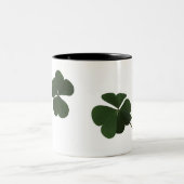 3葉のクローバー ツートーンマグカップ (中央)
