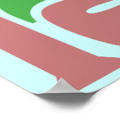 3言語の平和 ポスター (角)