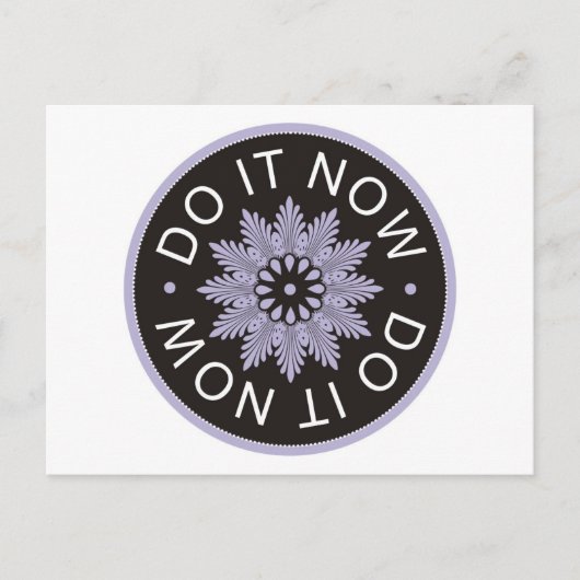 3語やる気を起こさせる引用文~今すぐ実行~ ポストカード (正面)