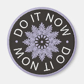 3語やる気を起こさせる引用文~今すぐ実行~ マグネット (正面)