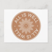 3語引用文~すべて良好感動的~ ポストカード (正面)