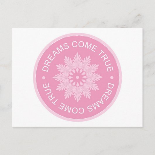 3語感動的引用文~夢来真~ ポストカード (正面)