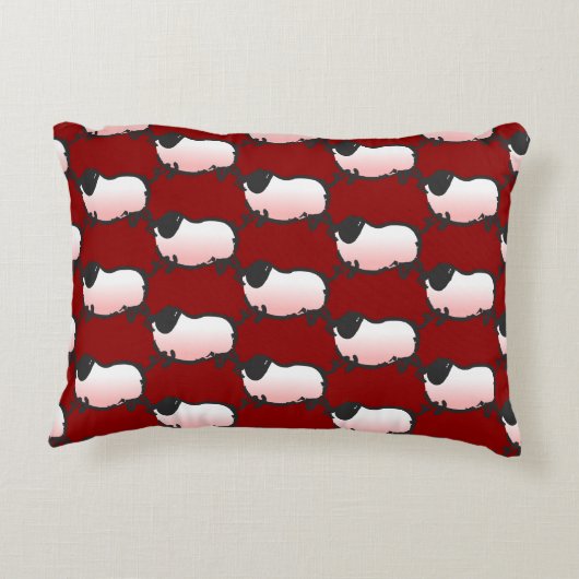 3豚ユーモアのある年2019色アクセントPを選択 アクセントクッション (裏面)