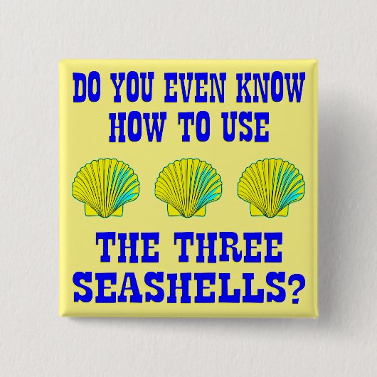 3貝の使い方も知ってる？ 缶バッジ (正面)