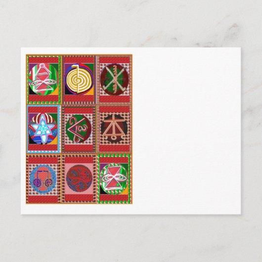 3販売カルナ霊気ヒーリングシンボルアートギフト ポストカード (正面)