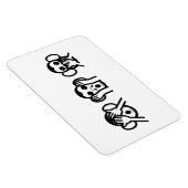 3賢いサル絵文字 マグネット (右側)