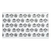 3賢いサル絵文字 枕カバー (裏面-左)