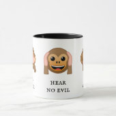 3賢いサル：悪を見ず、悪を聞くな話い.. マグカップ (中央)