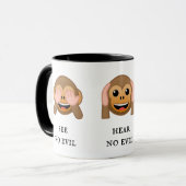 3賢いサル：悪を見ず、悪を聞くな話い.. マグカップ (正面左)