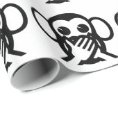 3賢さる岩猿言わざる悪話絵文字NO ラッピングペーパー (ロールコーナー)