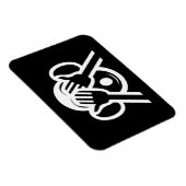 3賢猿(みざる)みざる(見ざる) NO EVIL絵文字 マグネット (右側)