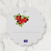 3赤い花ギフトラベル フェイバータグ (裏面)