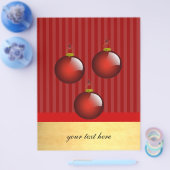 3赤オーナメント チラシ (シングル)