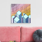 3超高層ビル以上 キャンバスプリント (インサイチュ (リビング))