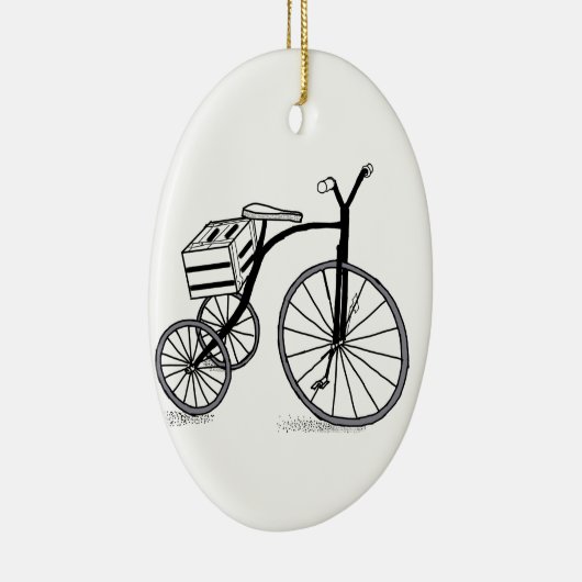 3輪自転車 セラミックオーナメント (右)