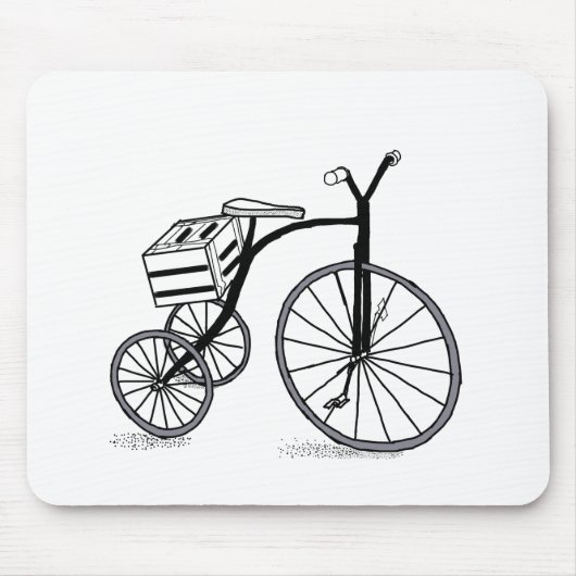 3輪自転車 マウスパッド (正面)