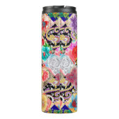 3連続のヨーロッパの都市景観。 タンブラー (裏面)