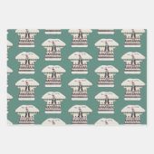 3違うペおもしろいンギン ラッピングペーパーシート (正面3)