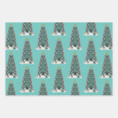 3違うペおもしろいンギン ラッピングペーパーシート (正面3)