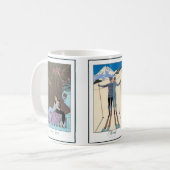 3違うヴィンテージアールデコbyジョージ・バービア コーヒーマグカップ (正面左)